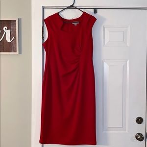 Red Form Fitting Dress
